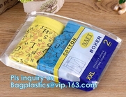 Zip lockkk slider bags/slider zipper bag for mobile phone cover/ cell phone cover packaging bag, Zipper PVC underwear packag