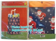 Large Santa Sacks Cotton Bags 100%Cotton Christmas Drawstring Bag,Christmas socks gift bag,Santa Sack For Decoration pac
