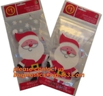 Clear Cello Bags Adhesive - 1.4 mils Thick Self Sealing OPP Plastic Bags for Bakery Cookies Christmas Halloween Party