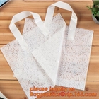 eco-friendly biodegradable compostable Soft Loop Handle Shopping Garment Recycle Pe Bag,Handle Plastic Bag OEM Plastic B