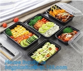 Meal Prep Containers Free Sample Bento Lunch Box Biodegradable Food Container Plastic Wheat Straw Lunch Box bagplastics