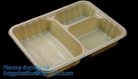 Compartments food grade blister plastic frozen and microwave dumpling tray,Packing Tray Disposable Food Plastic Package