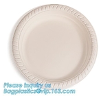 biodegradable corn starch plate,factory wholesale biodegradable corn starch food plate,Factory 6.2 inch Custom Logo Eco