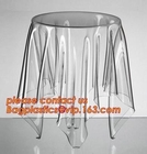 ECO 0.2Tapem Multi Sizes Customization Made Soft Glass Transparent Waterproof Oilproof PVC Tablecloths Table Cover TPU EVA