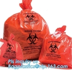 Οι ανακύκλωσης αυτόκλειστες τσάντες Biohazard Biohazard στο ρόλο χρωμάτισαν τα ιατρικά απόβλητα