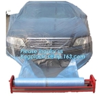 auto polyurethane masking plastic for painting 4*300m, Tape plastic auto paint masking protection film for cars, bagplasti