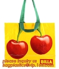 Wholesale custom logo eco-friendly shopping bag recyclable shopping bag pp fabric  woven shopping tote bags, bagplastics