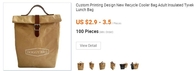 Cheap Lightweight Cheap Brown Custom Made Print Logo Water-proof Tyvek Paper Tote Shopping Bageco reusable promotion gif